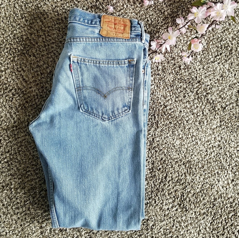 *LEVI 505* Vintage Washed Out Boot Cut Jeans